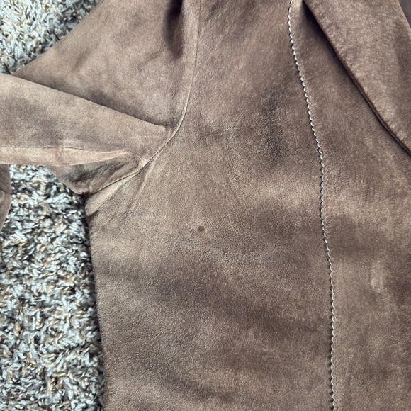 Wilson’s Leather Vintage Brown Suede Women's Blazer - Picture 9 of 9